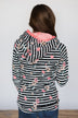 Neon Floral & Stripes Ampersand Double Hood