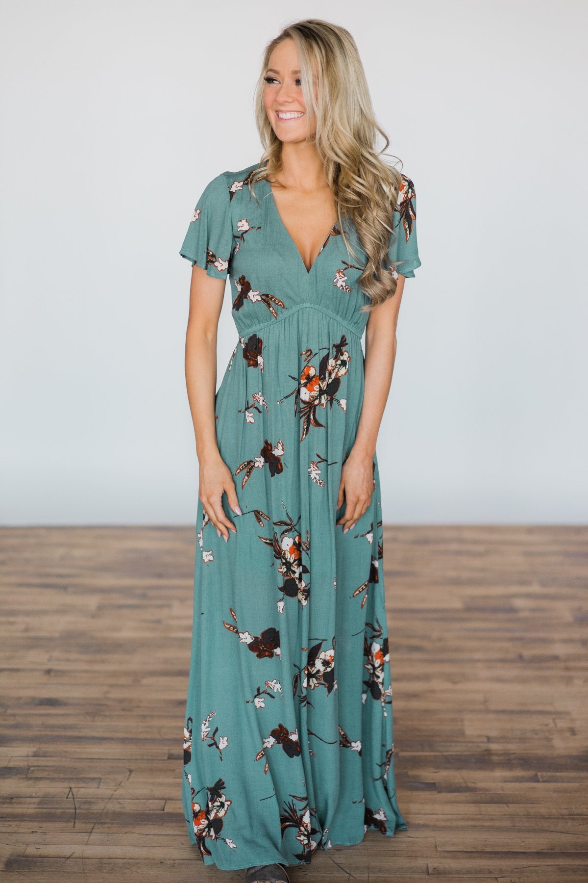 Dreaming of a New Day Floral Maxi Dress