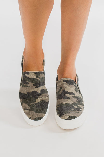 Soda Hike Slip On Sneakers- Camo – The Pulse Boutique