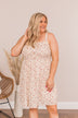 Lovely Bouquets Floral Dress- Cream