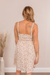 Lovely Bouquets Floral Dress- Cream