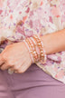 Beautify Your Life 6 Layer Bracelet Set- Pink & Gold