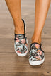Jellypop Vibes Mule Sneakers- Black Multi Canvas