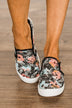 Jellypop Vibes Mule Sneakers- Black Multi Canvas