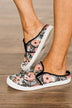 Jellypop Vibes Mule Sneakers- Black Multi Canvas