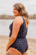 Soul Full Of Sunshine Knot Tankini Top- Navy Stars