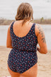 Soul Full Of Sunshine Knot Tankini Top- Navy Stars