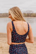 Soul Full Of Sunshine Knot Tankini Top- Navy Stars