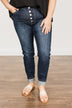 Vervet Mid-Rise Skinny Jeans- Meredith Wash
