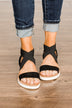 Very G Misty Sandals- Black