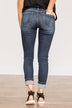 Vervet Mid-Rise Skinny Jeans- Meredith Wash