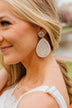 Bright In The Sky Dangle Earrings- Ivory