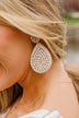 Bright In The Sky Dangle Earrings- Ivory