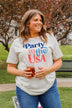 "Party In The USA" Graphic Tee- Cream
