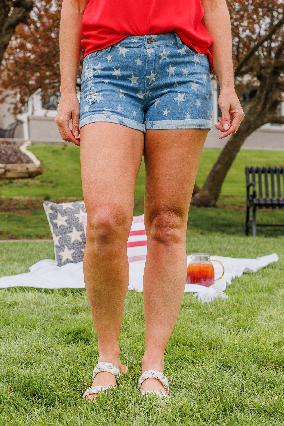 Printed shorts on sale womens