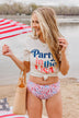 "Party In The USA" Graphic Tee- Cream