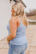 Dreaming Of This Ribbed Tank Top- Periwinkle