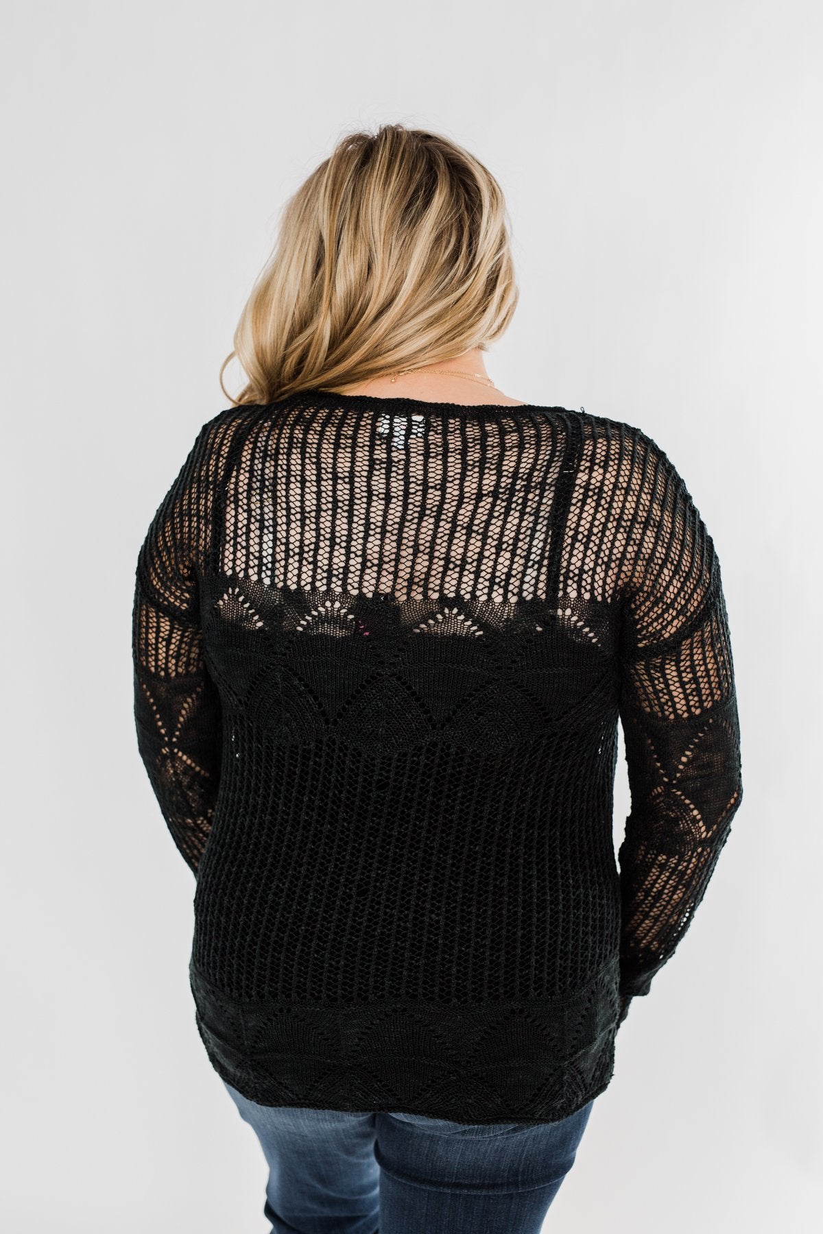 トップス Open Knit Small Box Sweater BLACK Supreme Open Knit Small Box Sweater (SS22) - $138