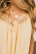 Something Sweet 2 Tier Circle Pendant Necklace- Gold