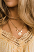 Something Sweet 2 Tier Circle Pendant Necklace- Gold