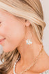 Tale As Old As Time Hoop Earrings- Mint & Gold