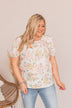 Beauty In Bloom Floral Blouse- Ivory