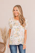 Beauty In Bloom Floral Blouse- Ivory