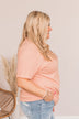 Floral "Mama" Graphic Tee- Peach