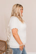 Pure Emotions Babydoll Top- Ivory