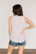 Darling Days Floral Tank- Ivory