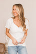 Pure Emotions Babydoll Top- Ivory