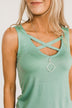 Nice & Easy Long Pendant Necklace- Silver & Ivory