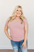 Feeling Spectacular Cut Out Top- Dusty Pink