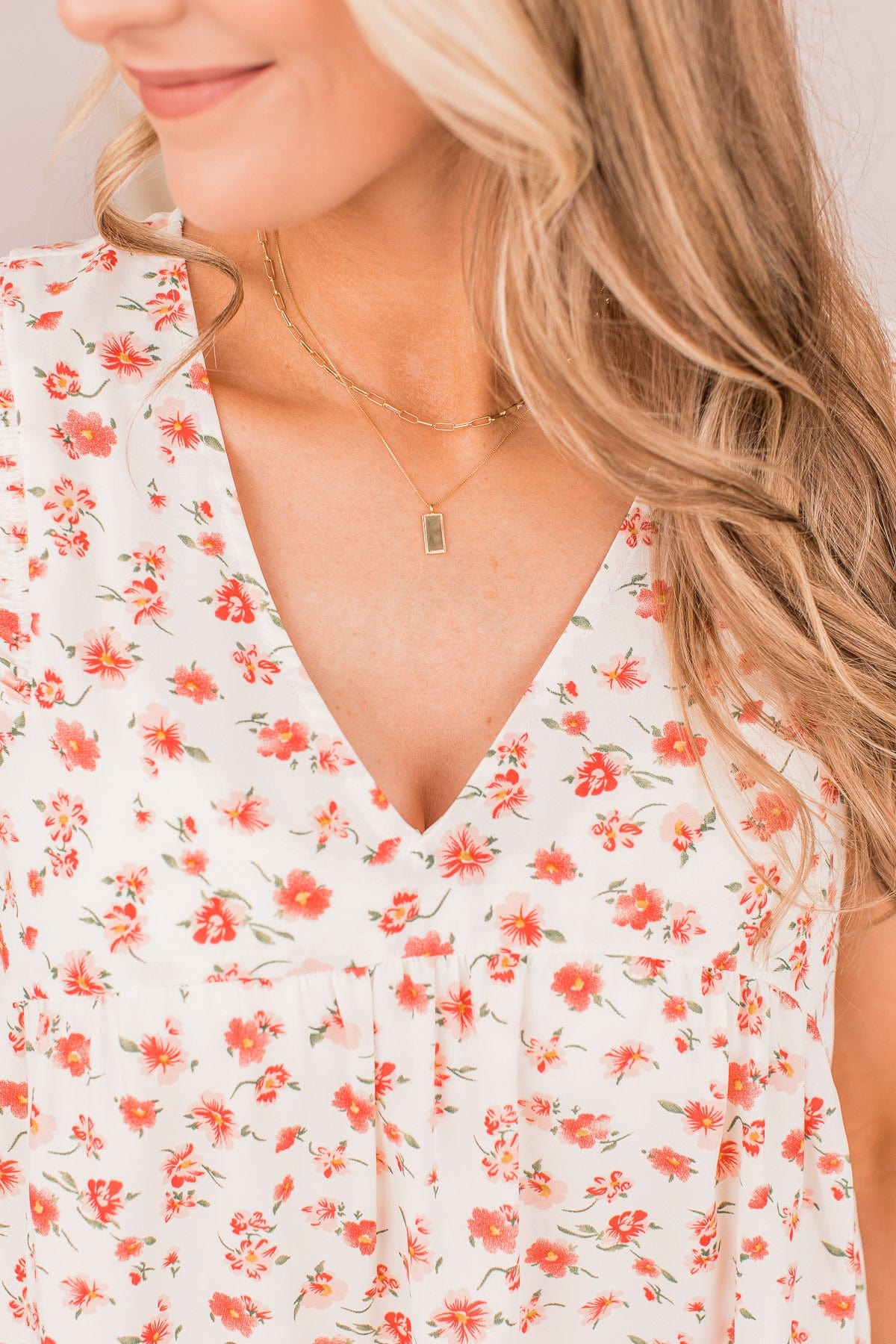 Understated Beauty 2 Tier Necklace- Gold