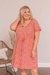 Good To Be Me Floral Mini Dress- Red