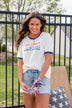 "Made In America" Graphic Tee- Ivory