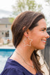 Stargaze With You Dangle Earrings- Silver