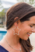 Stargaze With You Dangle Earrings- Silver