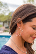 Stargaze With You Dangle Earrings- Silver