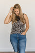 My Moment To Shine Lace Tank- Leopard