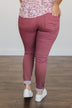 Rubberband Stretch Skinny Jeans- Rosemary Wash