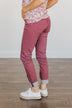 Rubberband Stretch Skinny Jeans- Rosemary Wash