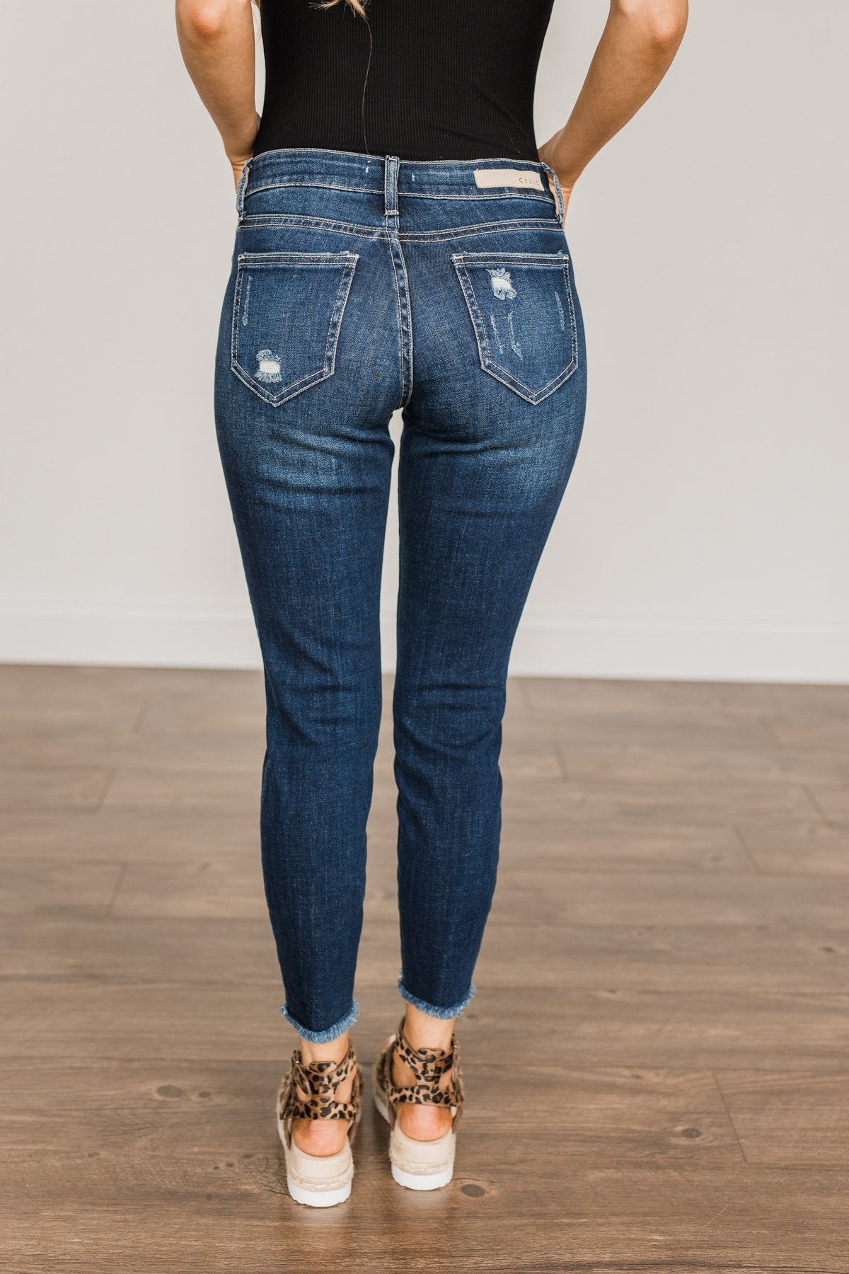 Cello Distressed Skinny Jeans- Camila Wash