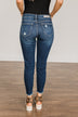 Cello Distressed Skinny Jeans- Camila Wash