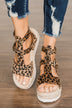 Very G Cassius Platform Sandals- Tan Leopard