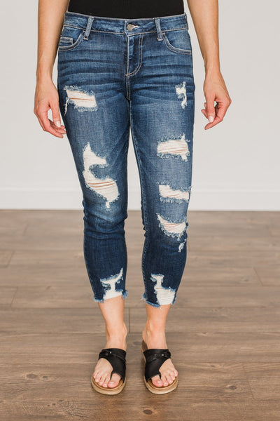 Cello Distressed Skinny Jeans- Camila Wash – The Pulse Boutique
