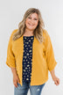 Forever On My Mind Knit Cardigan- Mustard