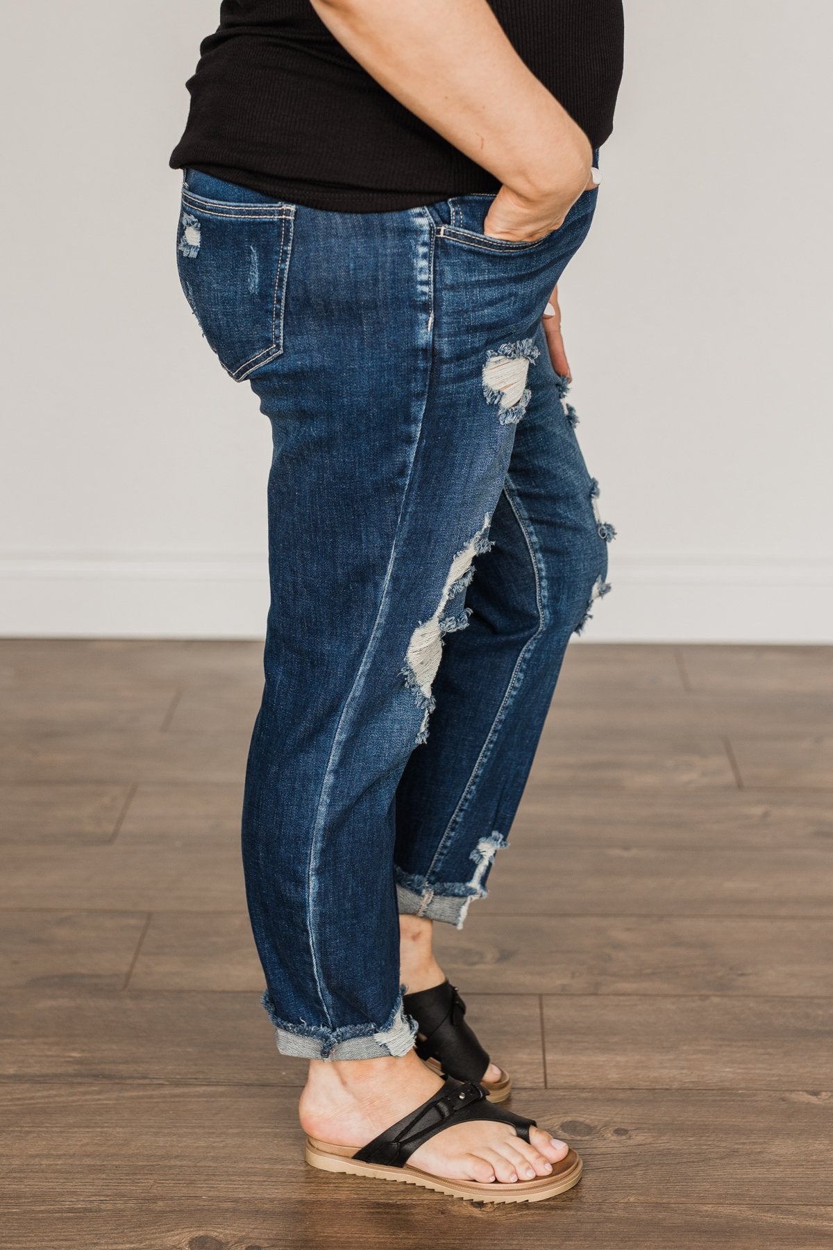 Cello Distressed Skinny Jeans- Camila Wash