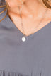 "Right & Wrong" Pendant Necklace- Silver