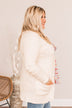 Comfortable With Myself Knit Cardigan- Ivory